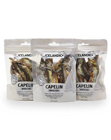 Icelandic+ Capelin Whole Fish Cat treats