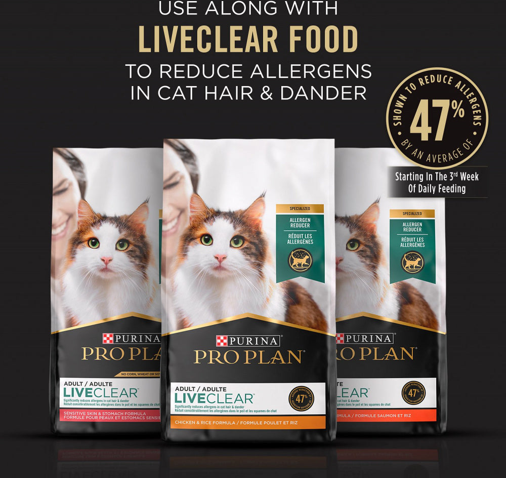 Purina Pro Plan LIVECLEAR Rinse-Free Allergen Reducing Cat Shampoo