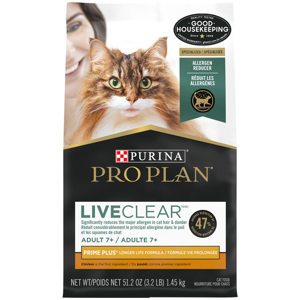 Purina Pro Plan LIVECLEAR Senior Adult   Prime Plus Longer Life Formula Cat Food