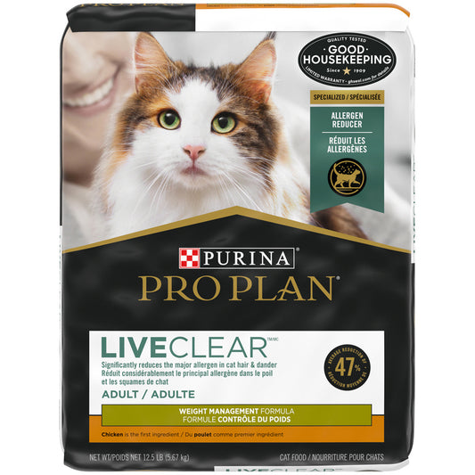 Purina Pro Plan LIVECLEAR Weight Control Adult Weight Management Formula Cat Food