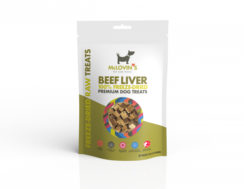 McLovin's 100% Freeze-Dried Beef Liver Premium Dog Treats