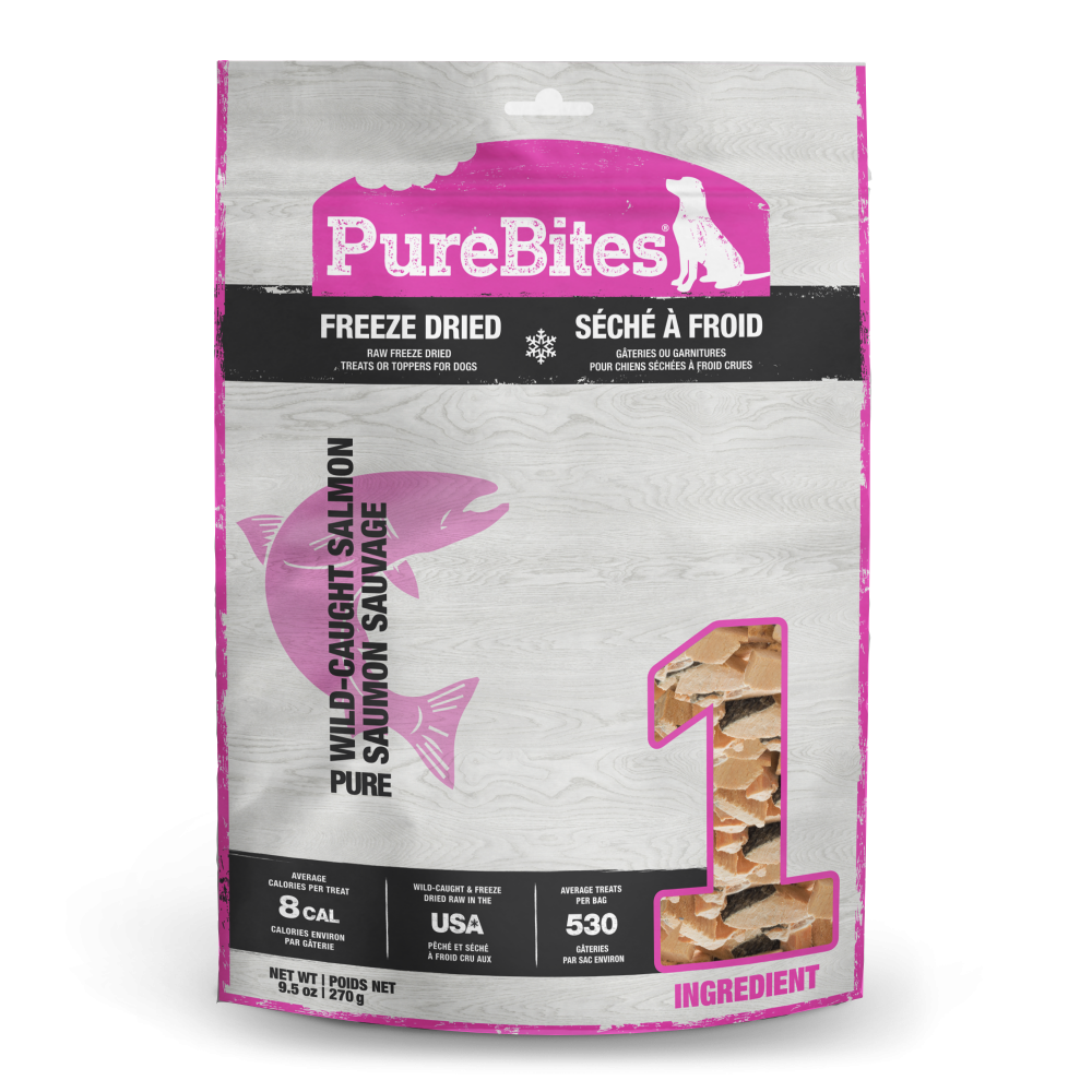 PureBites Freeze Dried Salmon Dog Treats