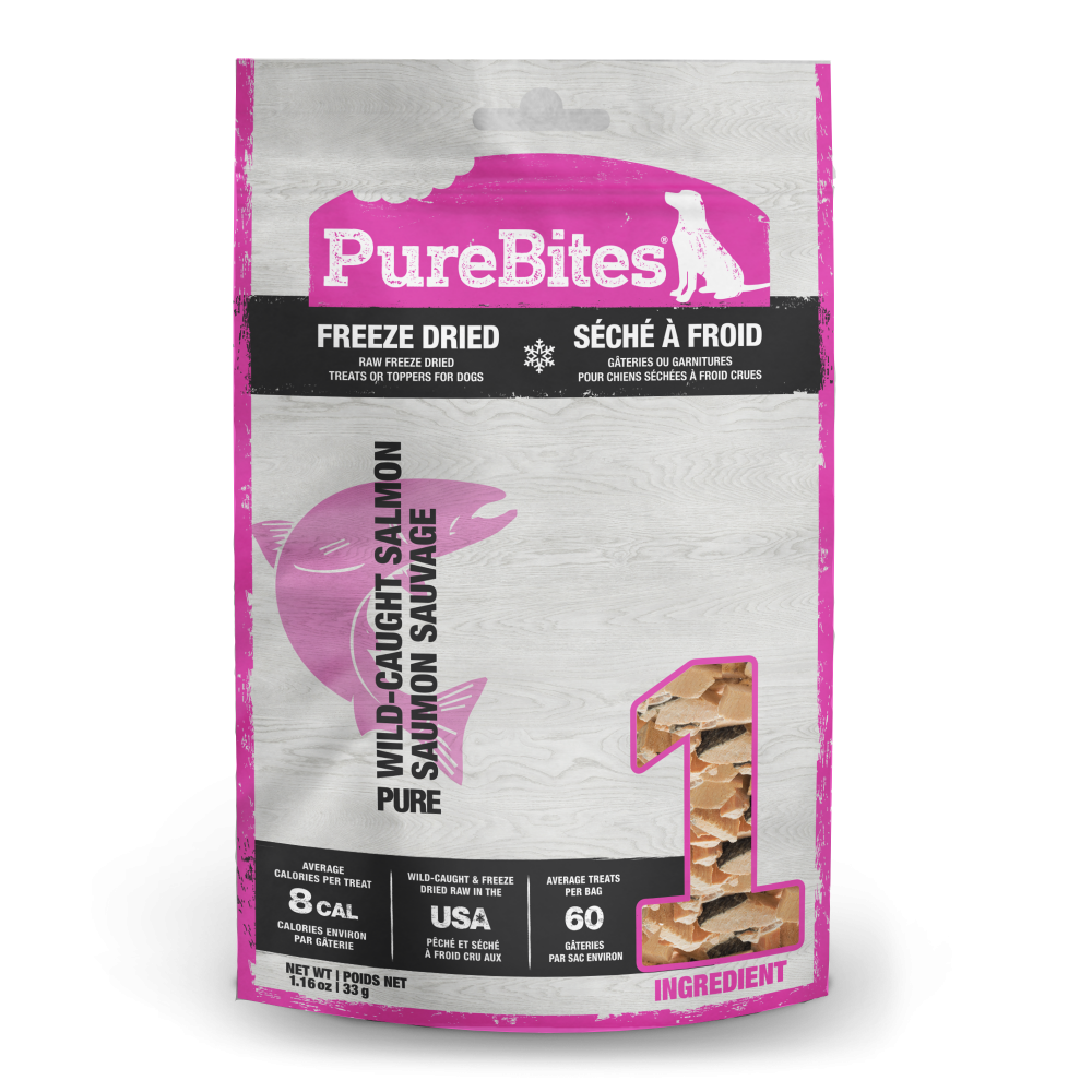 PureBites Freeze Dried Salmon Dog Treats