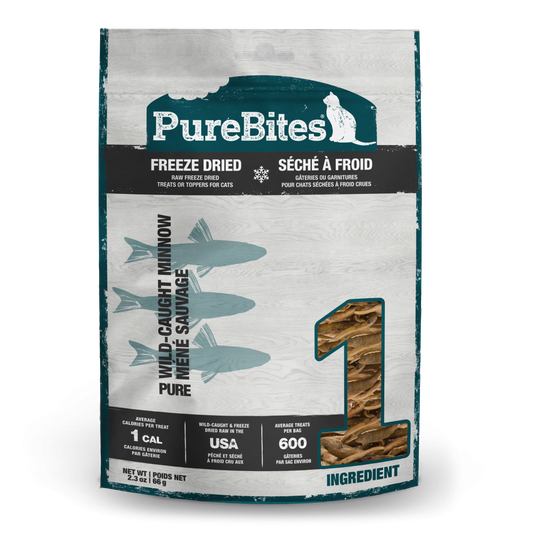 PureBites Freeze Dried Minnow Cat Treats