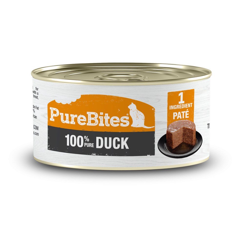 PureBites 100% Pure Duck Pate Cat Treat