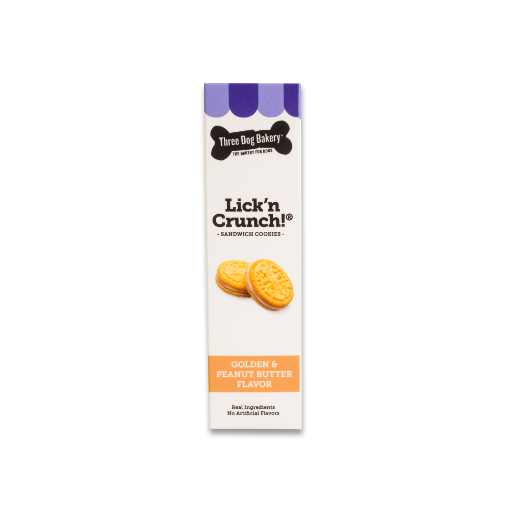 Lick'n Crunch Golden With Peanut Butter Flavored Filling