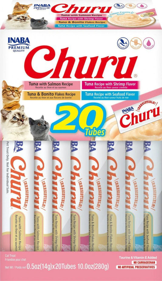 Inaba Cat Churu Seafood Variety Box 20 Tubes